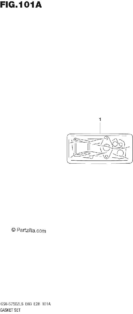 Diagrama de GASKET SET