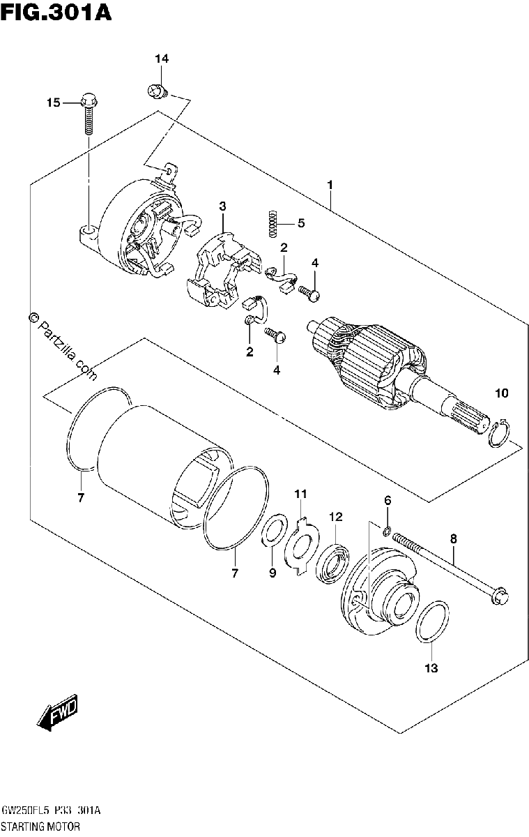 Diagrama de STARTING MOTOR