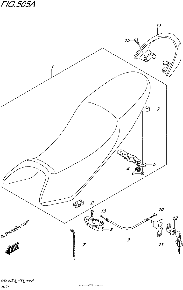 Diagrama de SEAT GW250L5 P33