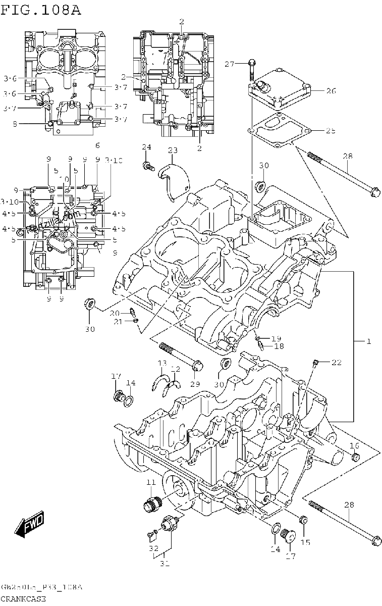 Diagrama de CRANKCASE
