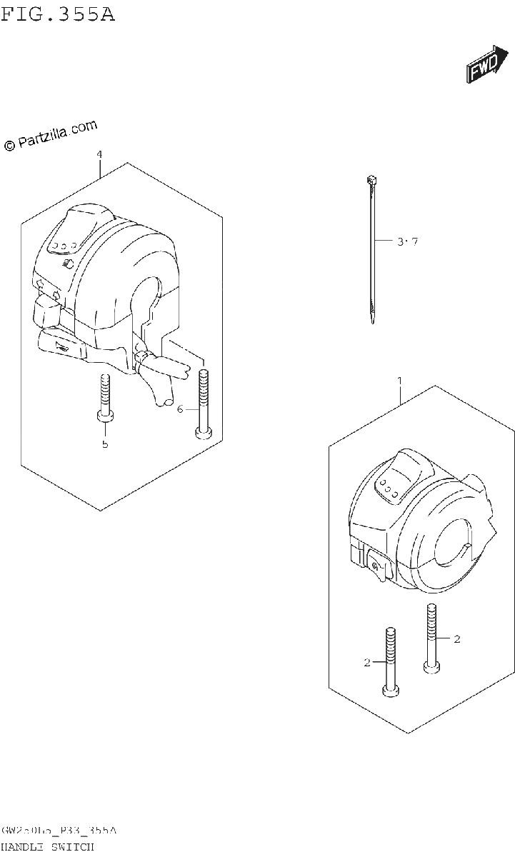 Diagrama de HANDLE SWITCH