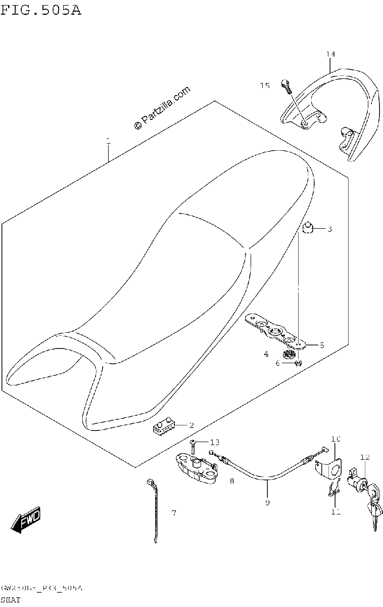 Diagrama de SEAT GW250L5 P33