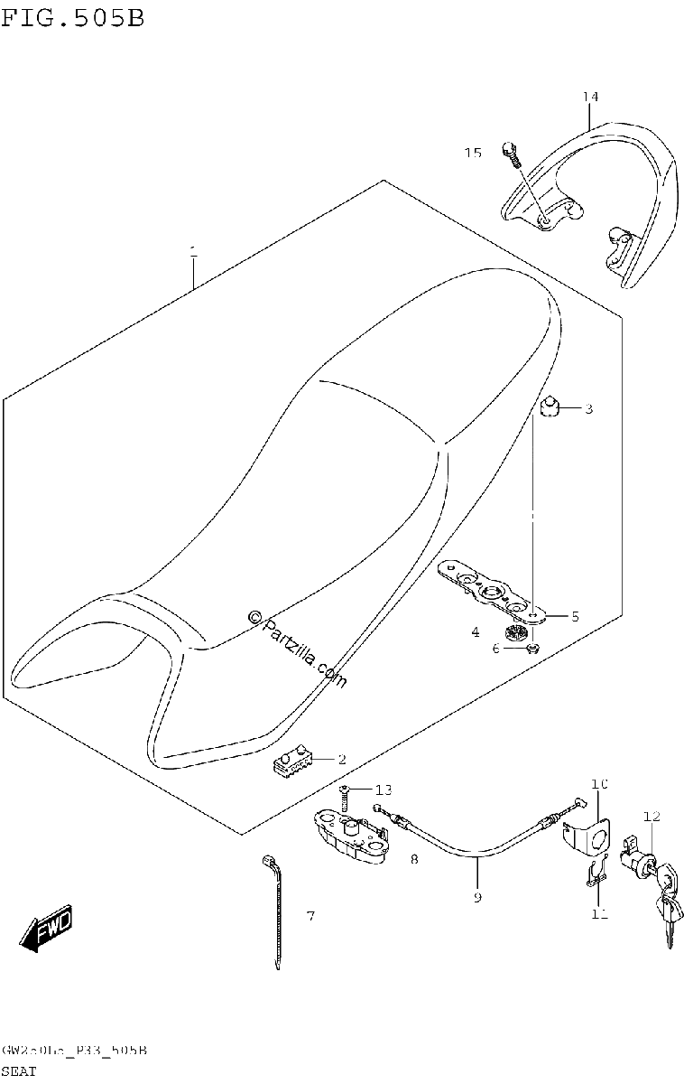 Diagrama de SEAT GW250ZL5 P33