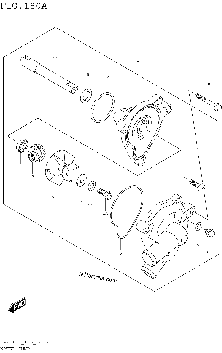 Diagrama de WATER PUMP