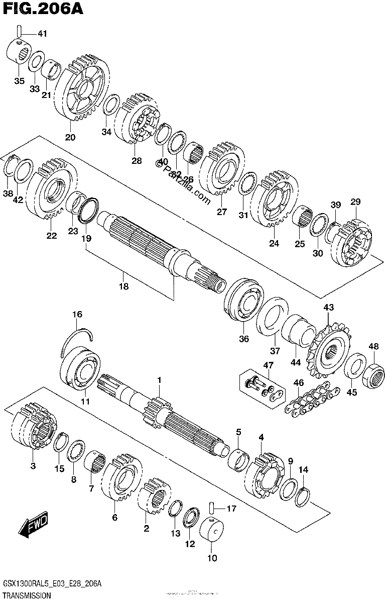 Diagrama de TRANSMISSION