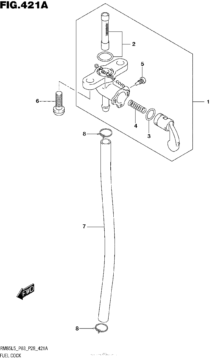 Diagrama de FUEL COCK