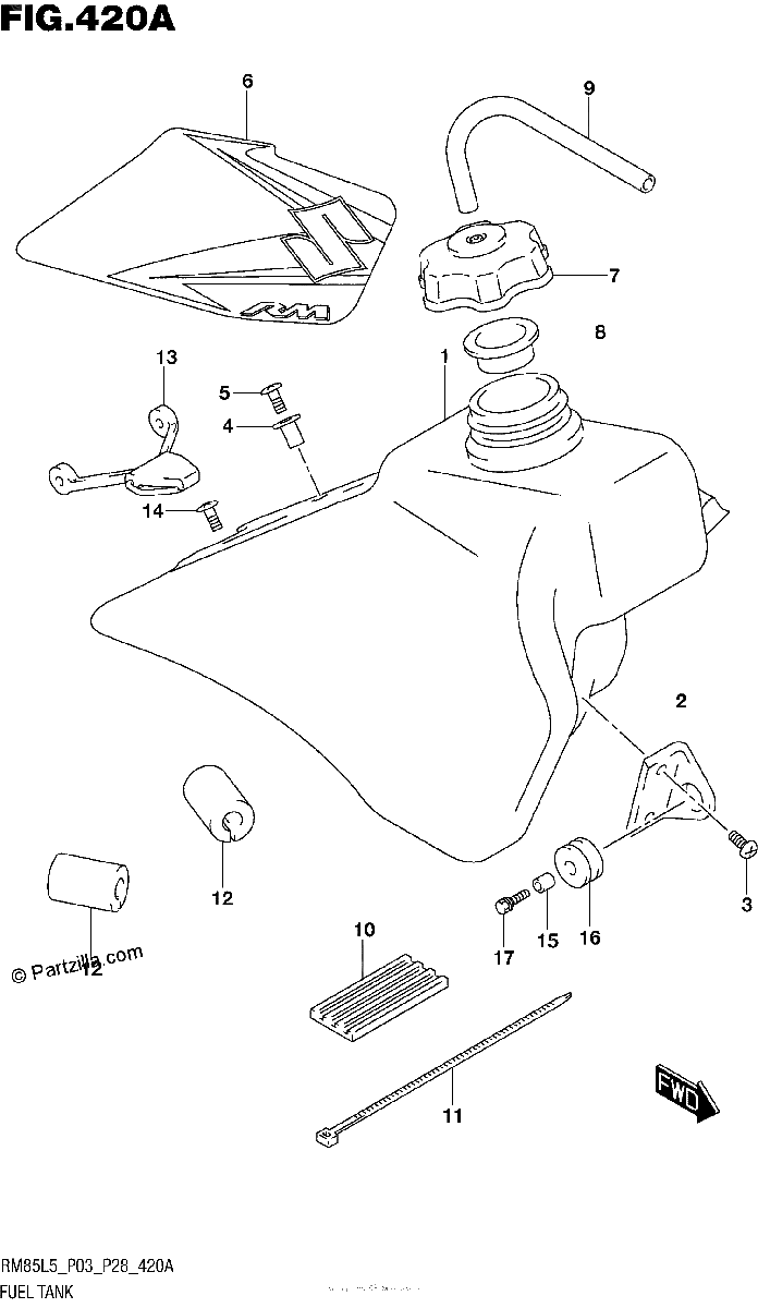 Diagrama de FUEL TANK