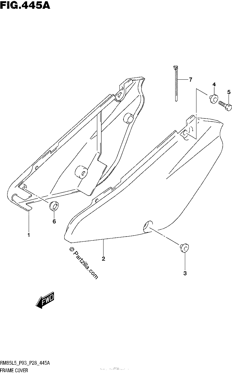 Diagrama de FRAME COVER