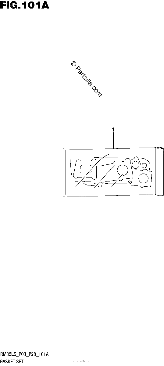 Diagrama de GASKET SET
