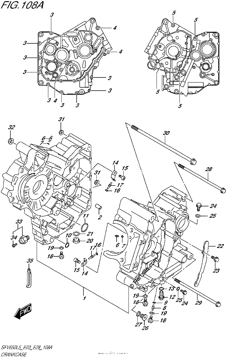Diagrama de CRANKCASE