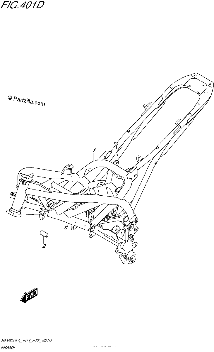 Diagrama de FRAME SFV650AL5 E28