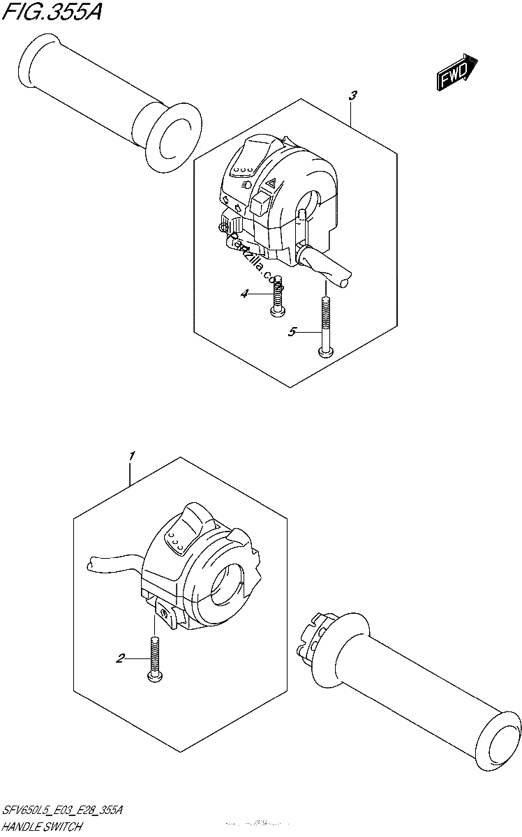 Diagrama de HANDLE SWITCH