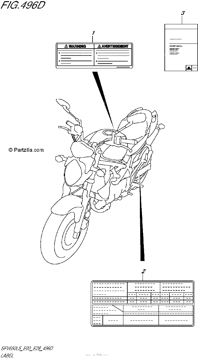 Diagrama de LABEL SFV650AL5 E28