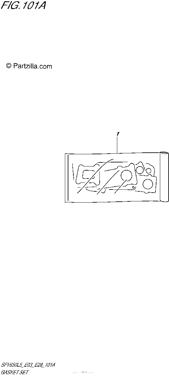 Diagrama de GASKET SET