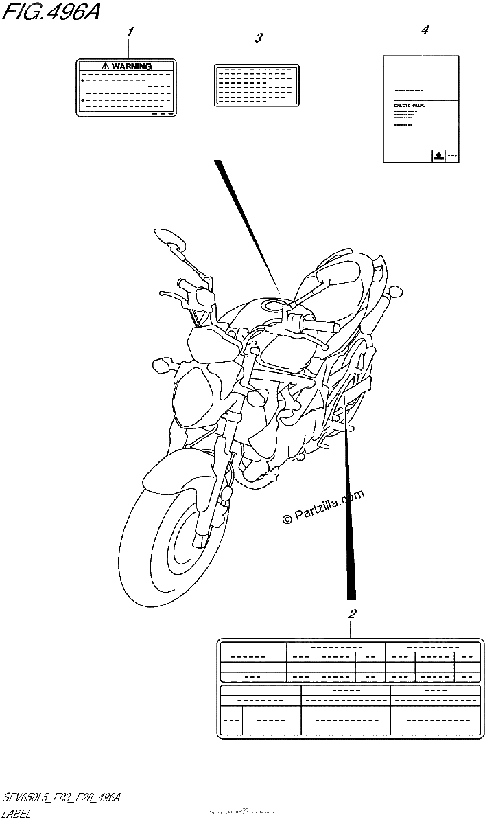 Diagrama de LABEL SFV650L5 E03