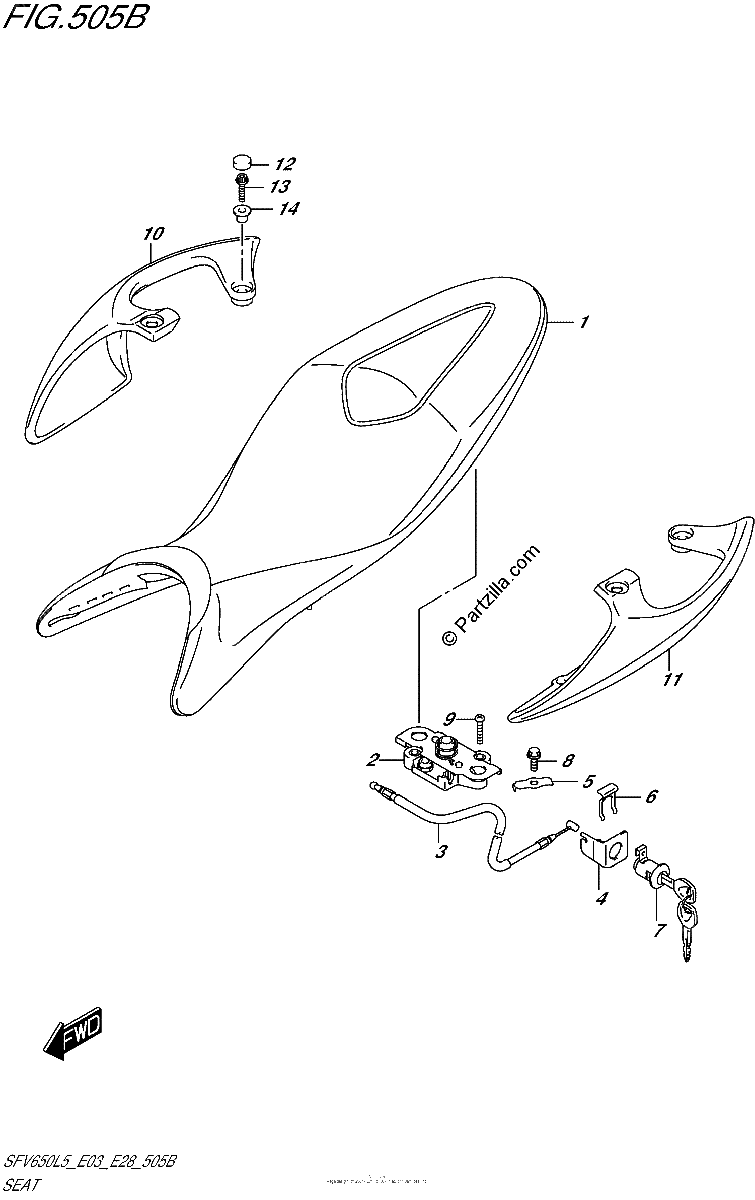 Diagrama de SEAT SFV650L5 E28