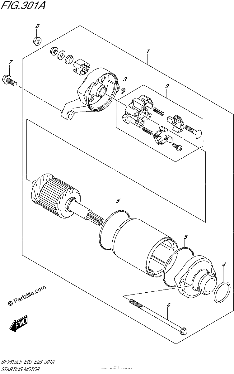 Diagrama de STARTING MOTOR