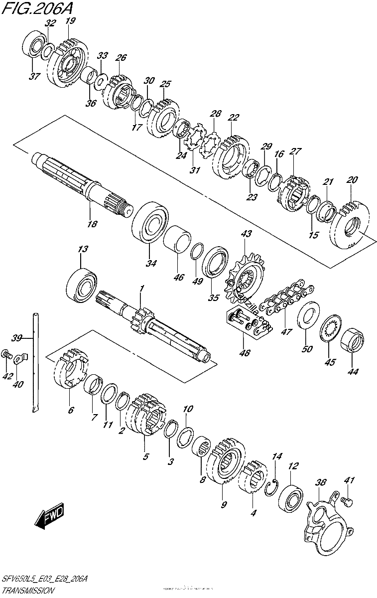 Diagrama de TRANSMISSION