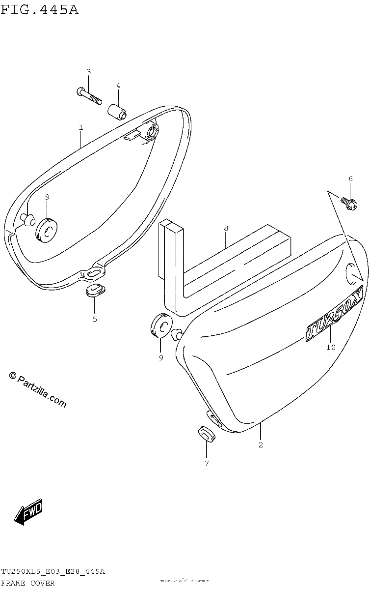 Diagrama de FRAME COVER