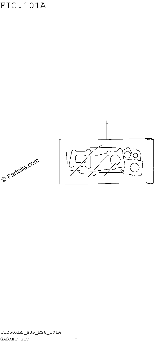 Diagrama de GASKET SET