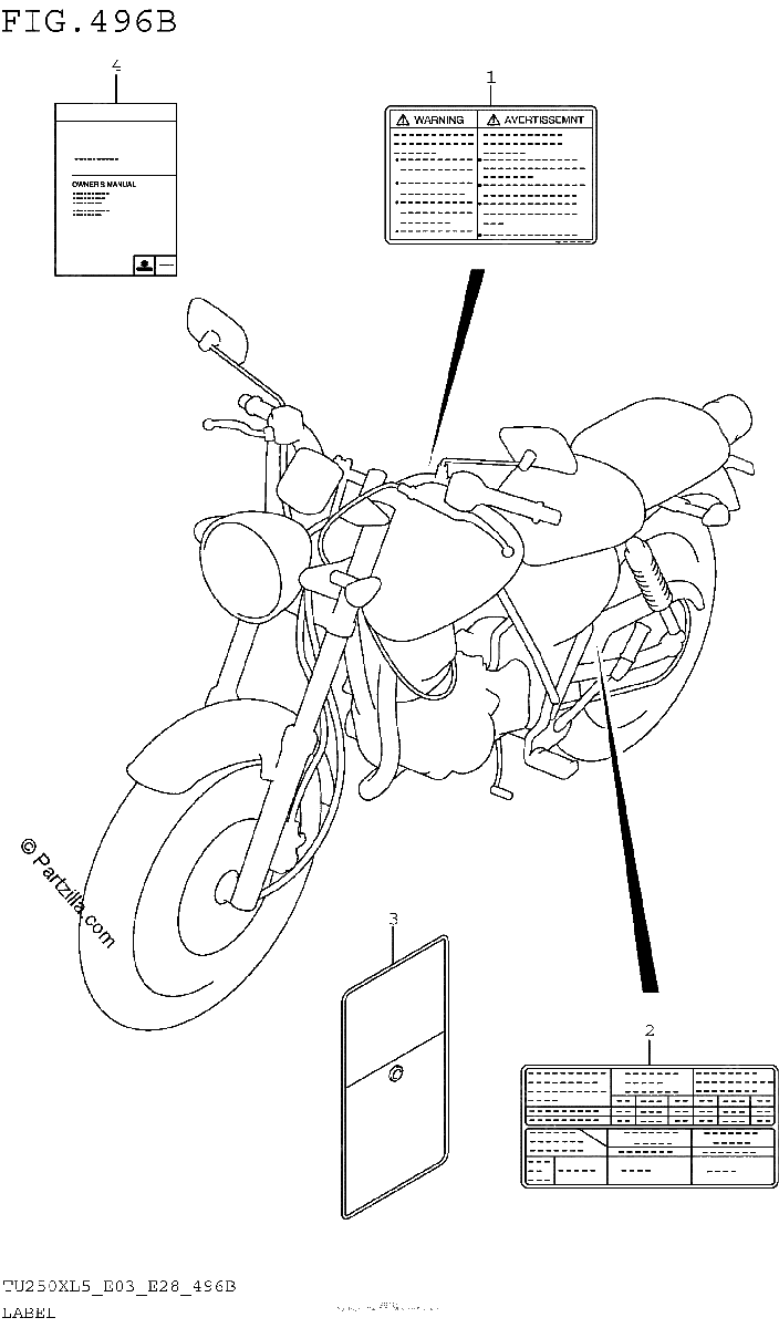 Diagrama de LABEL TU250XL5 E28