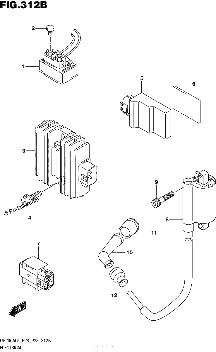 Diagrama de ELECTRICAL UH200AL5 P33