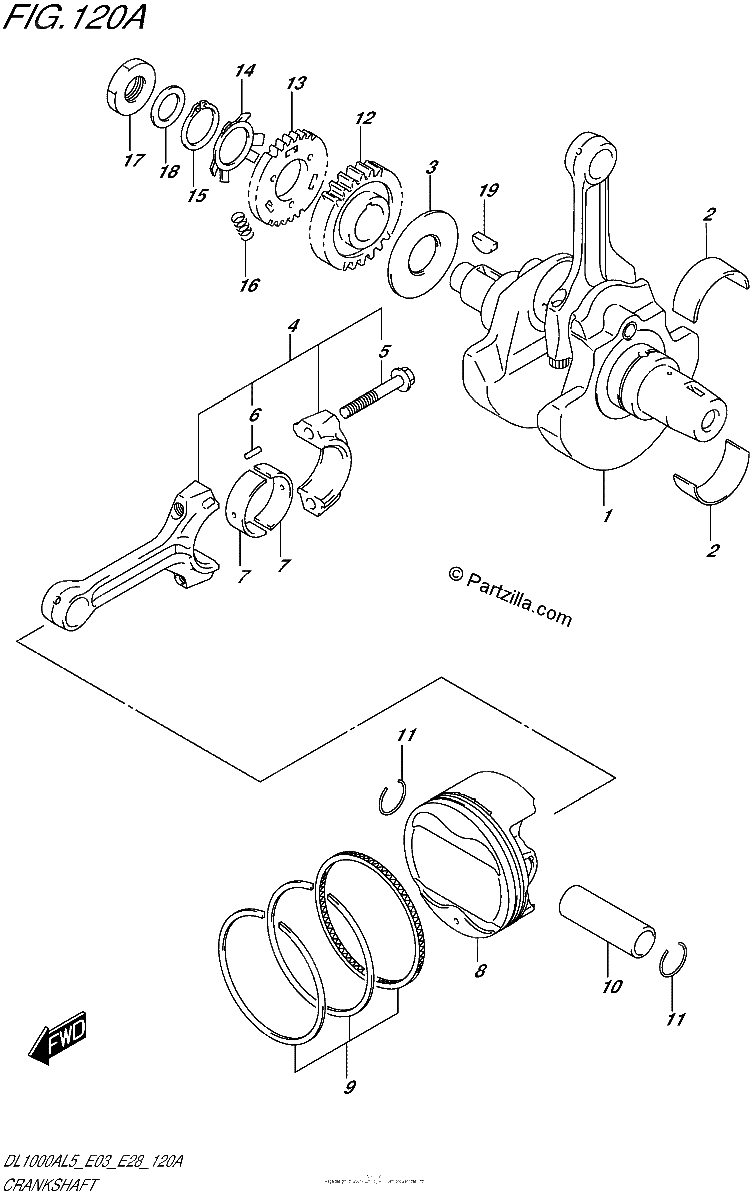 Diagrama de CRANKSHAFT
