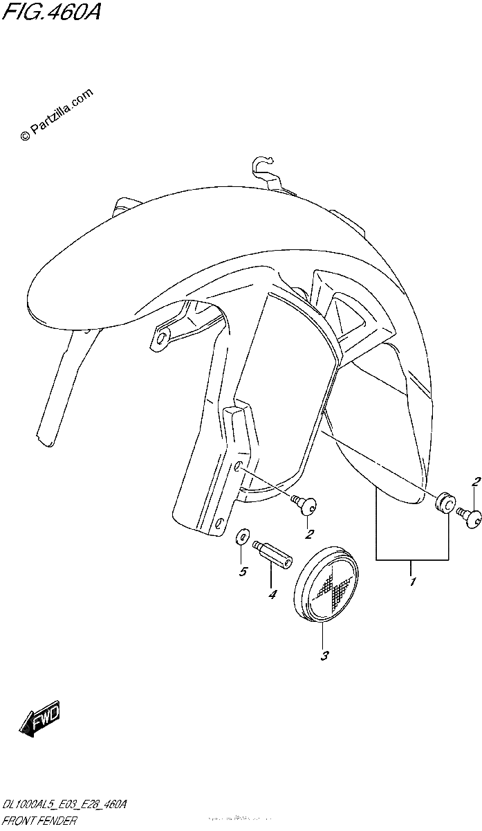 Diagrama de FRONT FENDER