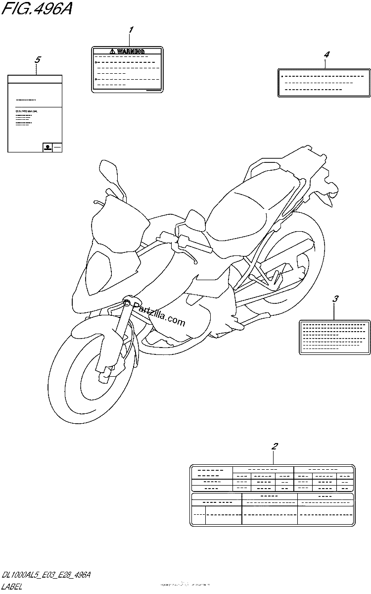 Diagrama de LABEL DL1000AL5 E03