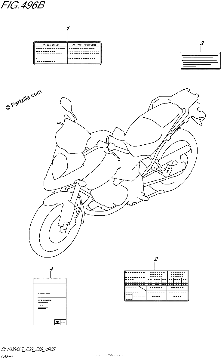 Diagrama de LABEL DL1000AL5 E28