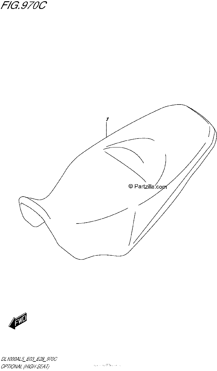Diagrama de OPTIONAL HIGH SEAT