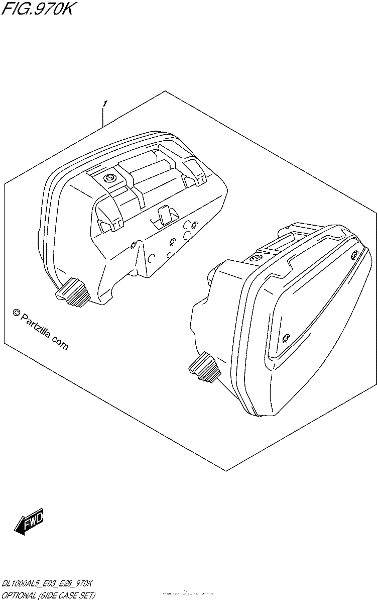 Diagrama de OPTIONAL SIDE CASE SET