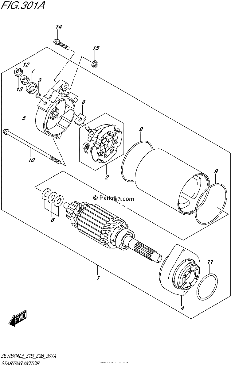 Diagrama de STARTING MOTOR