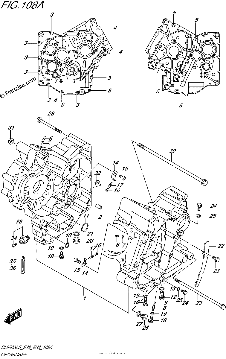 Diagrama de CRANKCASE