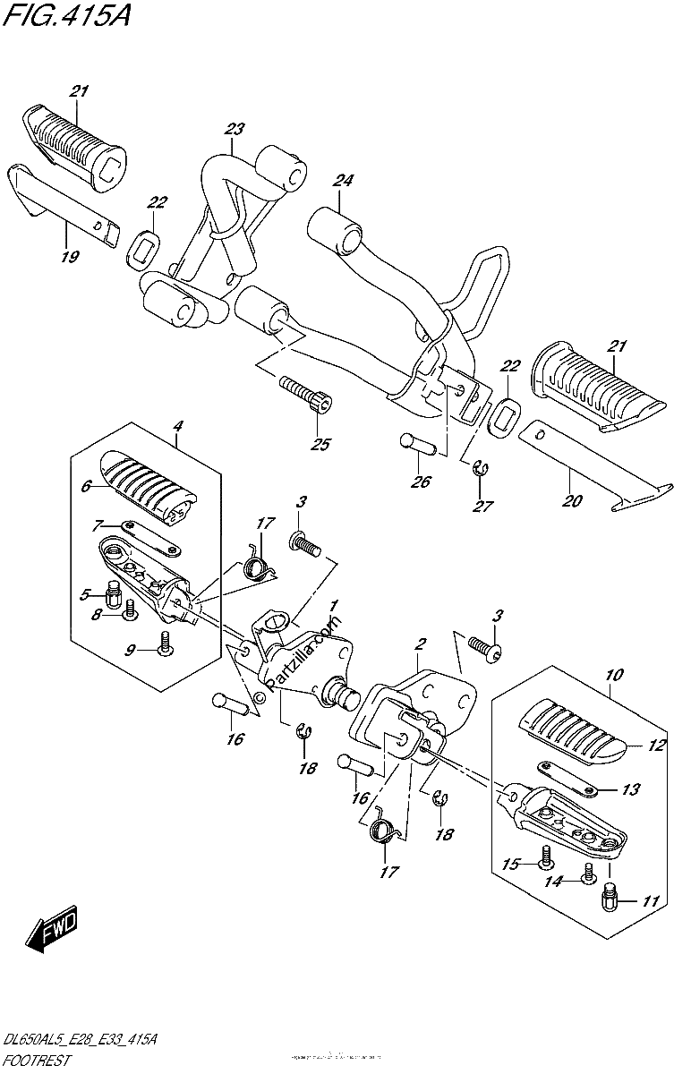 Diagrama de FOOTREST