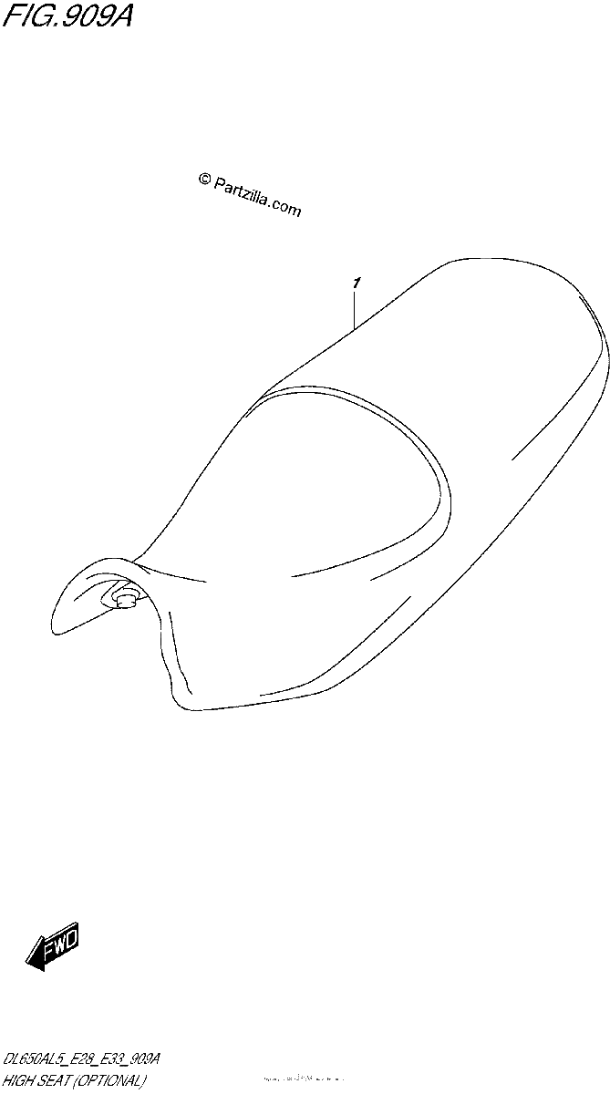 Diagrama de HIGH SEAT OPTIONAL
