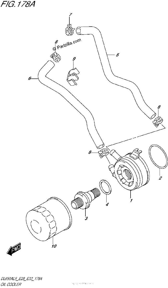 Diagrama de OIL COOLER