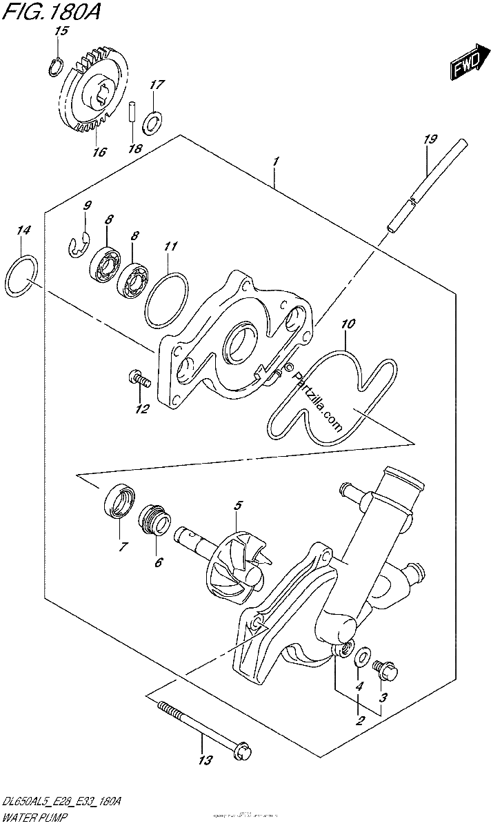 Diagrama de WATER PUMP