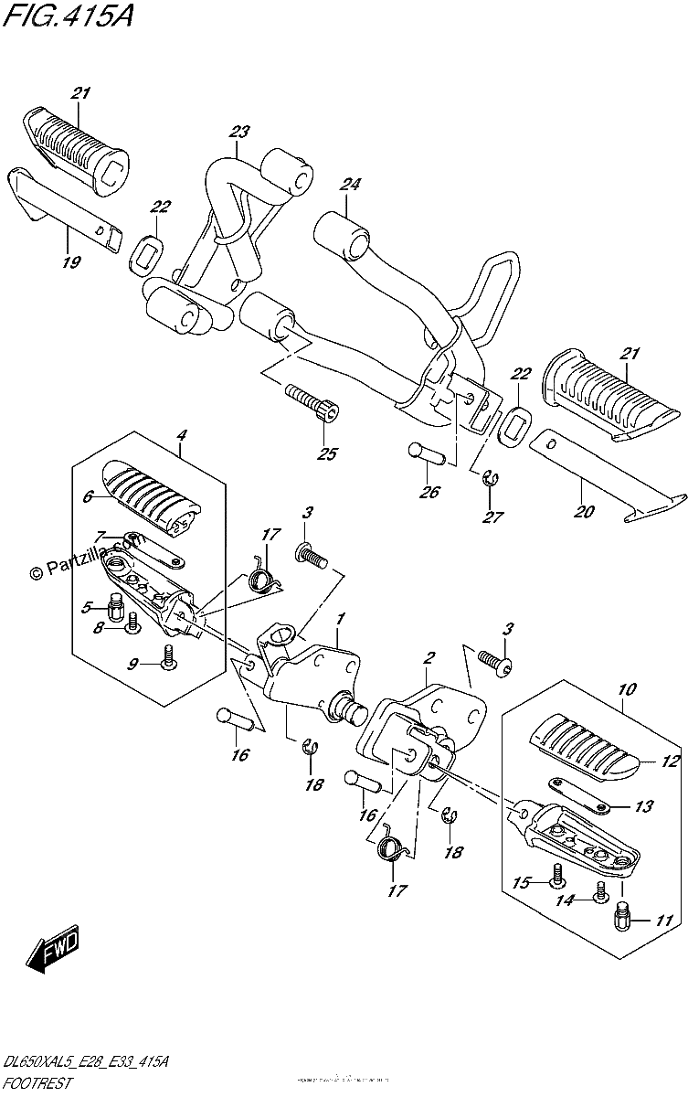 Diagrama de FOOTREST