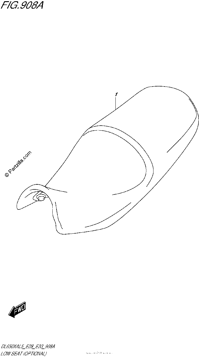 Diagrama de LOW SEAT OPTIONAL