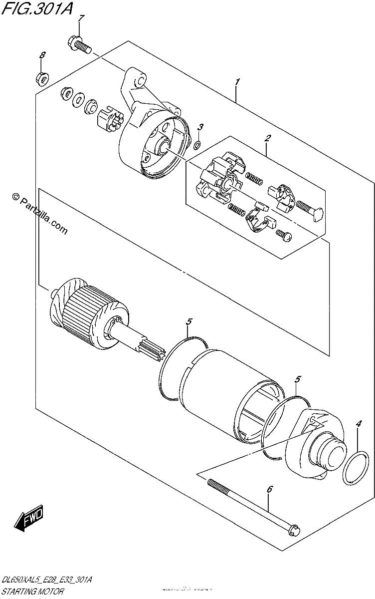 Diagrama de STARTING MOTOR