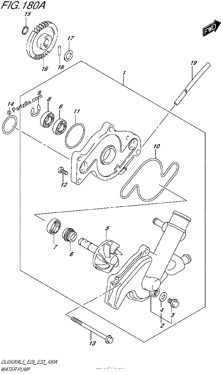 Diagrama de WATER PUMP