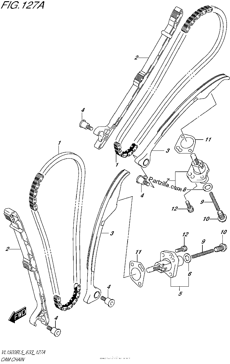 Diagrama de CAM CHAIN