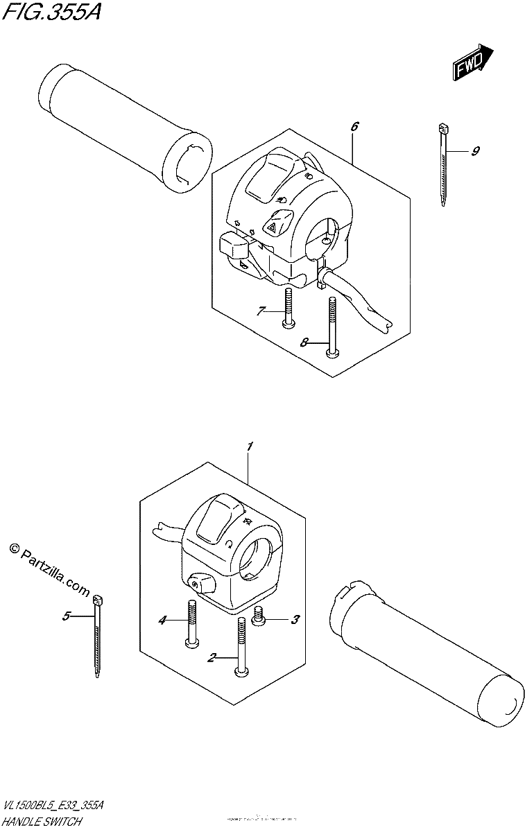 Diagrama de HANDLE SWITCH