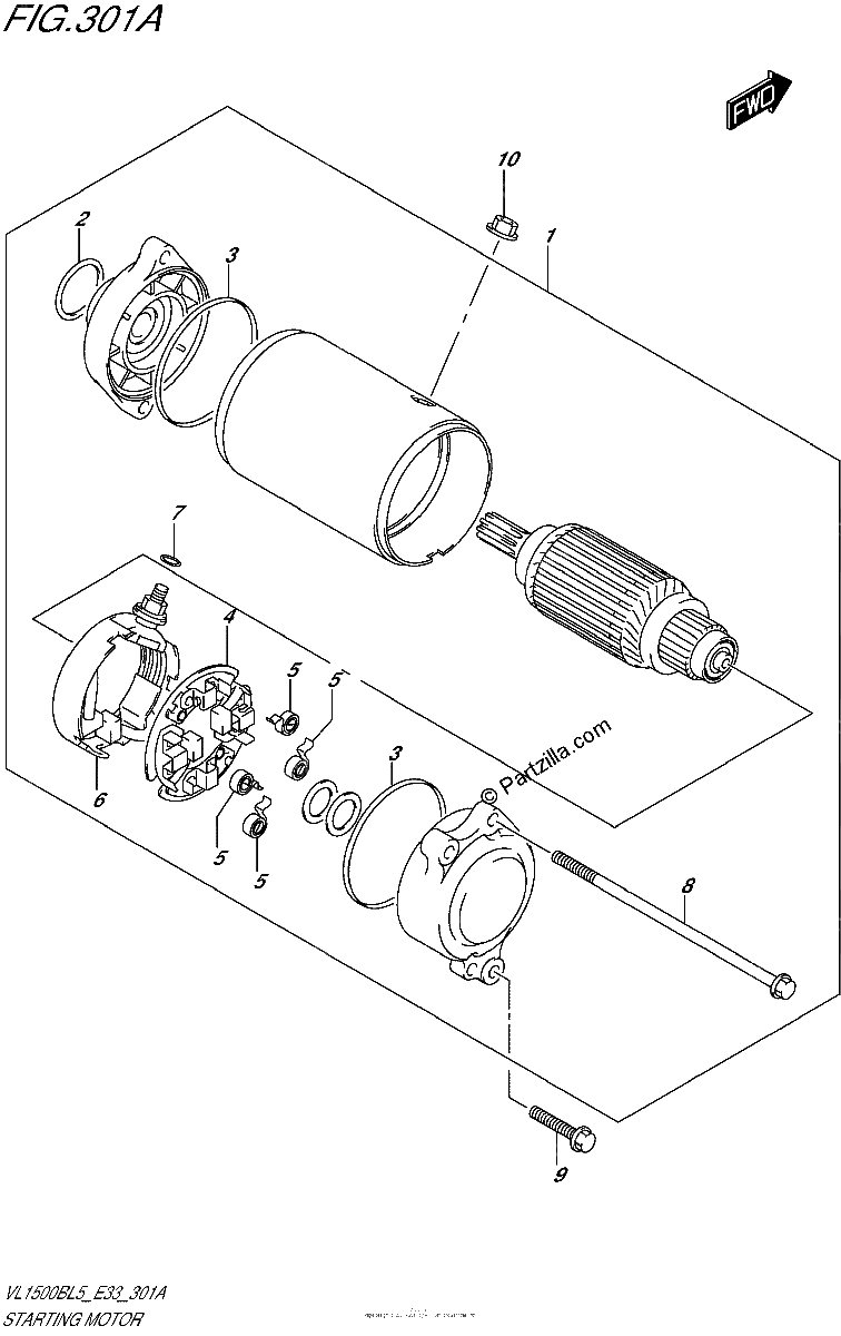 Diagrama de STARTING MOTOR
