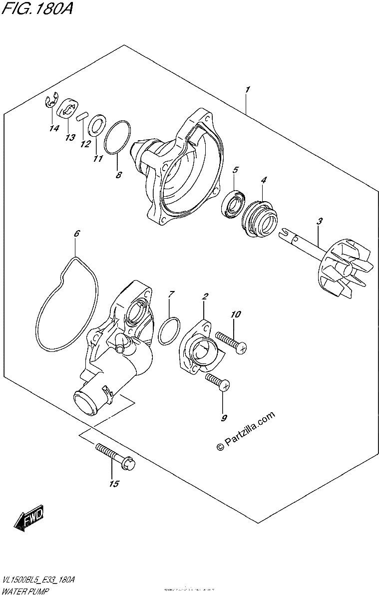 Diagrama de WATER PUMP