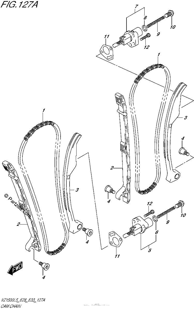 Diagrama de CAM CHAIN