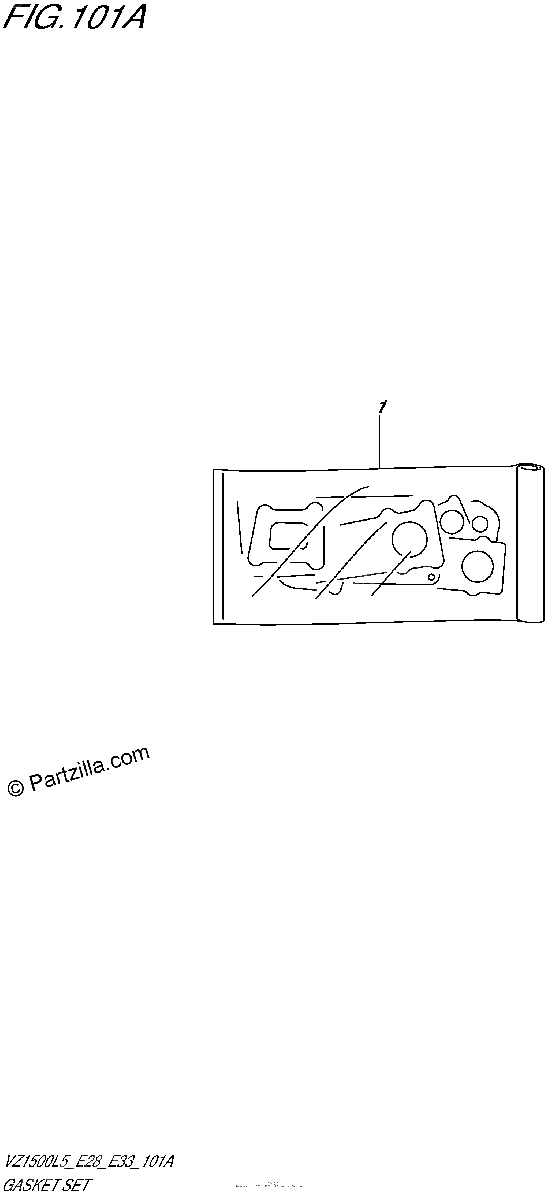 Diagrama de GASKET SET