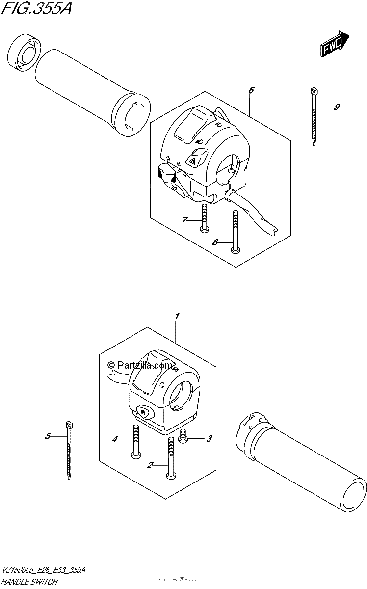 Diagrama de HANDLE SWITCH
