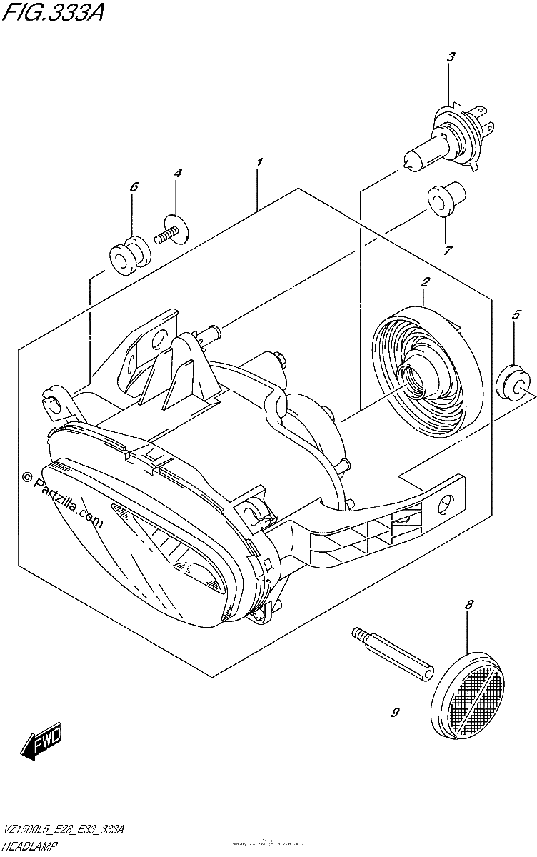 Diagrama de HEADLAMP